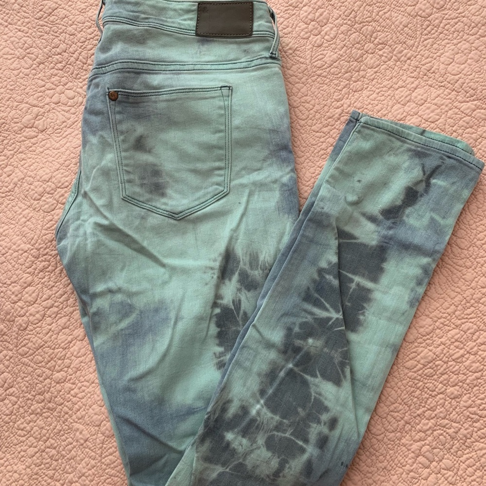 Skinny Low Waist H&M Tie Dyed Jeans